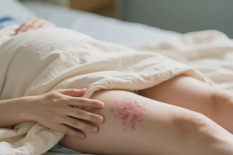 產(chǎn)婦大腿偶爾長(zhǎng)濕疹不管它會(huì)自己好嗎(圖3)