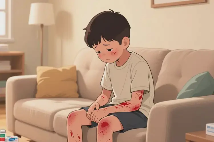 小學(xué)生全身出濕疹不管它會(huì)自己自愈嗎(圖2)