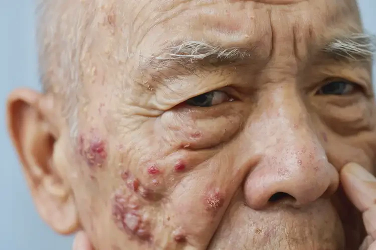 老年人面部長(zhǎng)濕疹可不可以徹底自愈(圖4)