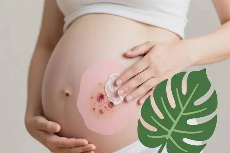 孕婦肚子上出濕疹能夠徹底治愈嗎(圖1)