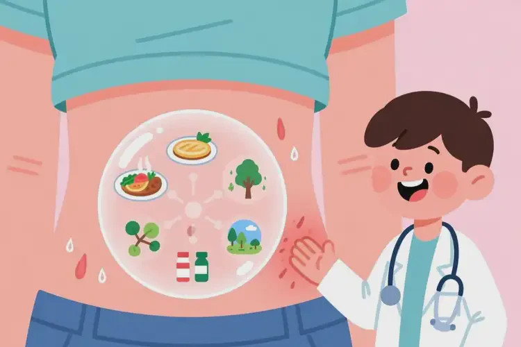 青少年肚子上經(jīng)常長(zhǎng)濕疹可以徹底自愈嗎(圖1)