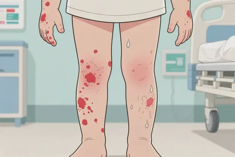 孩子四肢偶爾起濕疹能靠自己自愈嗎(圖2)