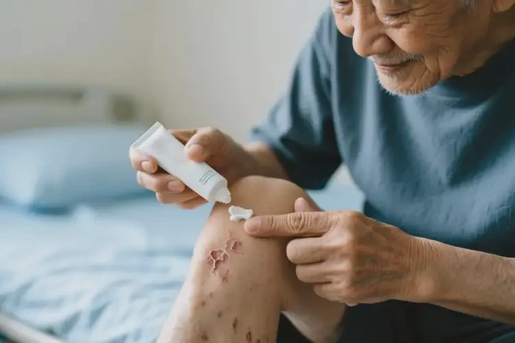 高齡老人大腿經常起濕疹能夠徹底治愈嗎(圖3)