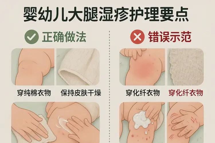 幼兒大腿上容易起濕疹能靠自己自愈嗎(圖2)