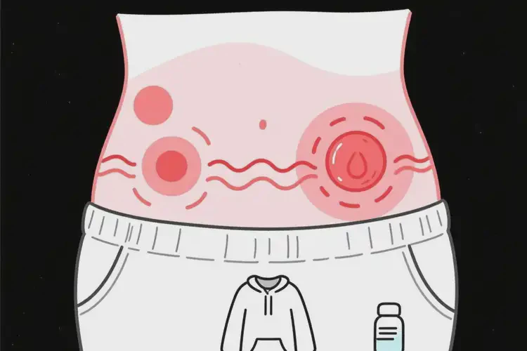 女人屁股上偶爾起濕疹能夠徹底治愈嗎(圖2)