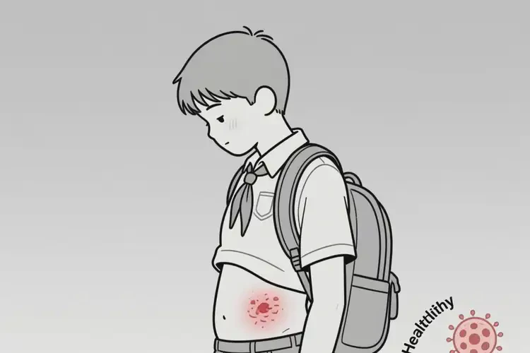 中学生肚子上容易长湿疹能靠自己自愈吗(图2)