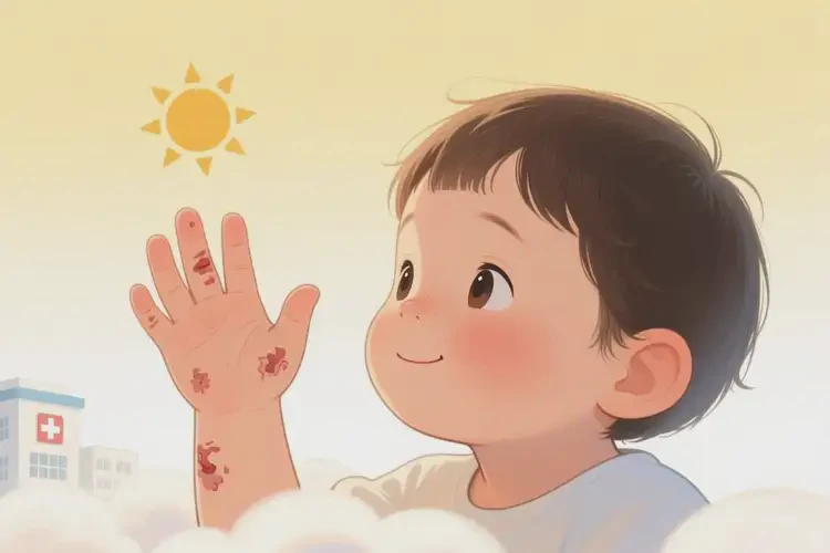 幼儿手上经常长湿疹能够彻底治愈吗(图1)