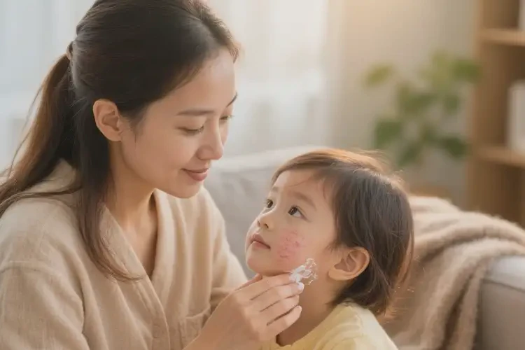 孩子面部經(jīng)常長濕疹可不可以徹底自愈(圖4)