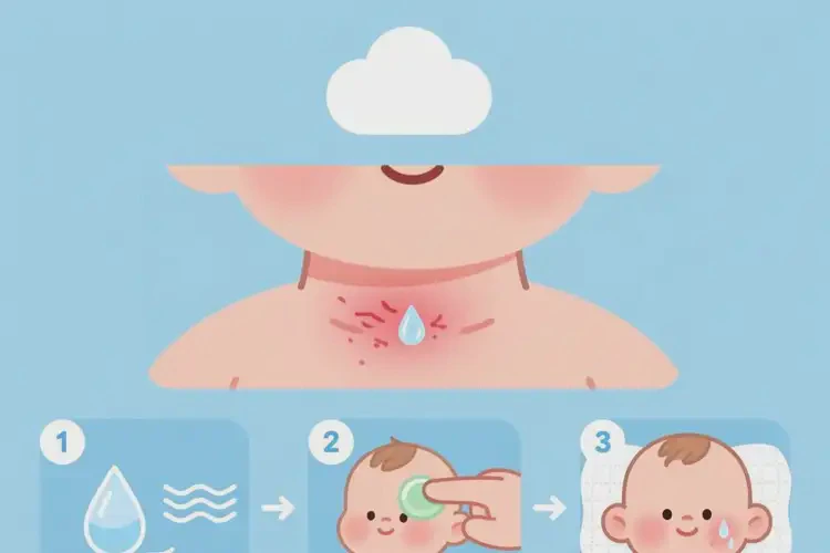 嬰兒脖子經(jīng)常長濕疹可以徹底自愈嗎(圖2)