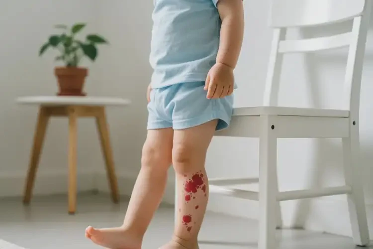 幼兒大腿上有濕疹能靠自己自愈嗎(圖2)