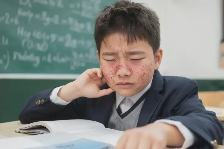 中學(xué)生臉上容易起濕疹可以徹底自愈嗎(圖4)