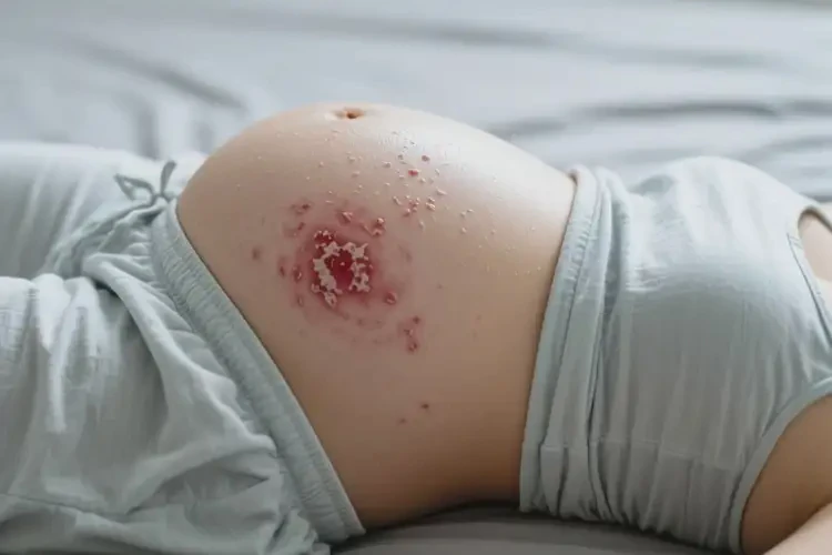 孕婦屁股上有濕疹不管它會自己痊愈嗎(圖2)