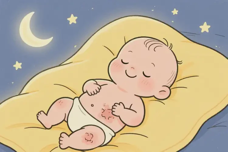 嬰幼兒肚子上容易長(zhǎng)濕疹不管它會(huì)自己自愈嗎(圖2)