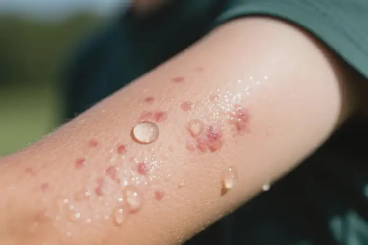 青少年手臂容易长湿疹可以彻底自愈吗(图1)