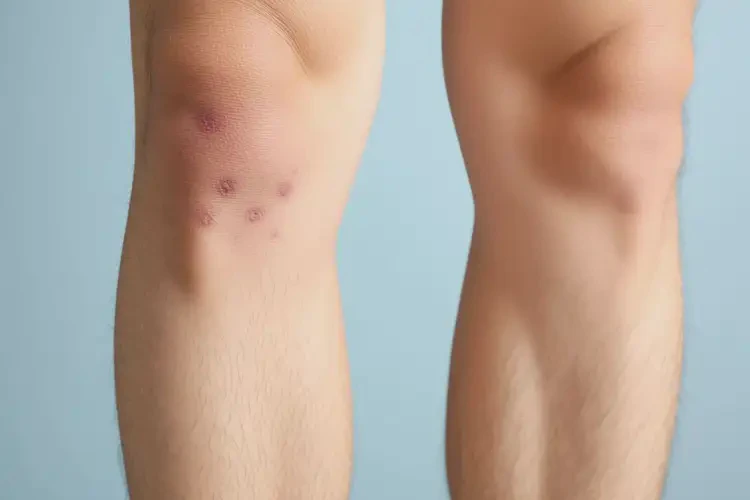 男生小腿出濕疹不管它會自己自愈嗎(圖3)