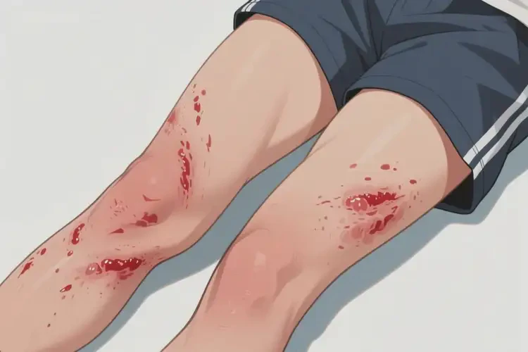 中學(xué)生大腿有濕疹不管它會自己痊愈嗎(圖2)