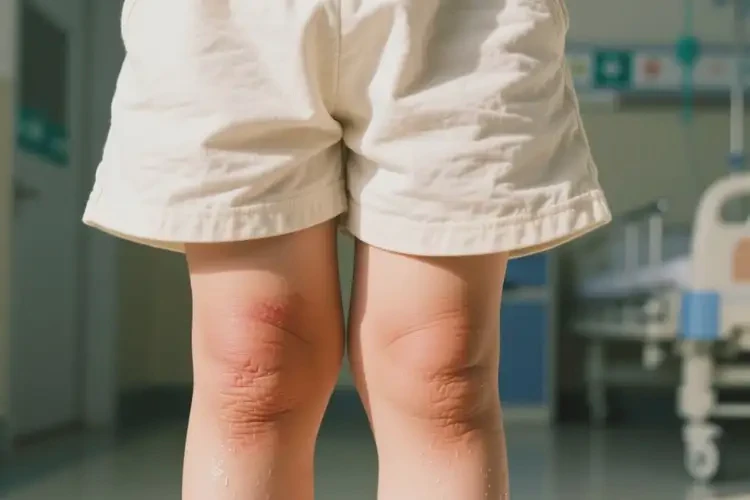 孩子大腿上起湿疹可以彻底自愈吗(图2)