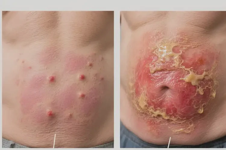 老人肚子上經常起濕疹不管它會自己自愈嗎(圖3)