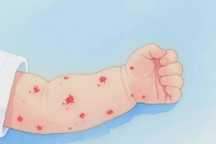 嬰兒手臂偶爾起濕疹不管它會自己自愈嗎(圖1)