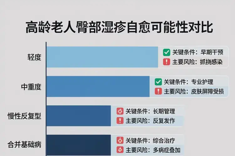 高龄老人屁股出现湿疹可以彻底自愈吗(图2)