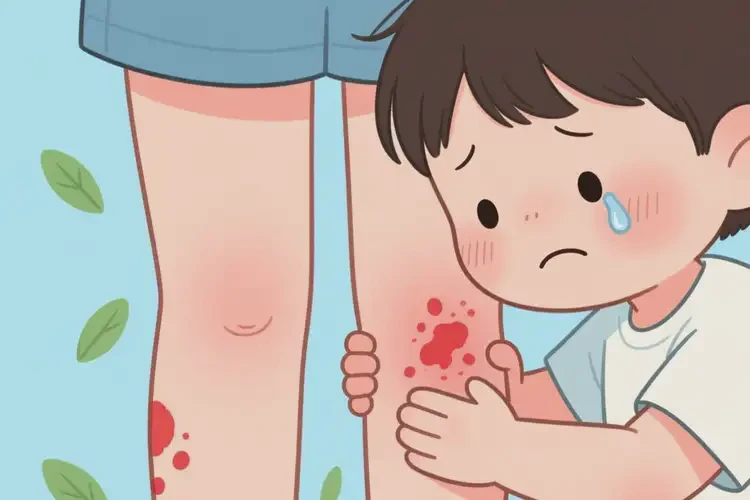 少儿大腿长湿疹不管它会自己自愈吗(图3)