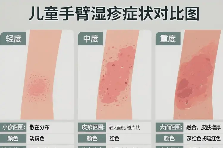 兒童手臂上容易起濕疹不管它會自己好嗎(圖2)