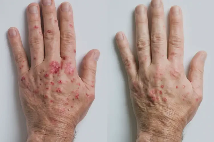男人手上出濕疹能徹底自愈嗎(圖2)