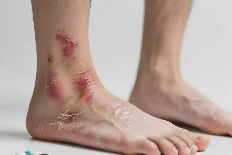 男生腳上出濕疹可以徹底自愈嗎(圖4)