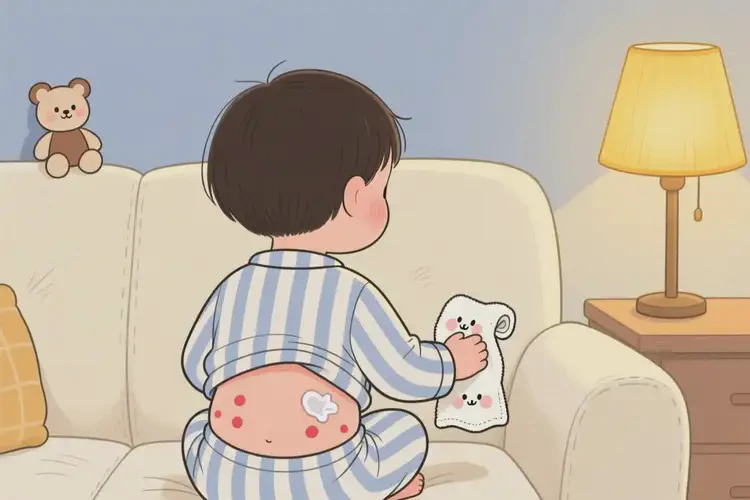 小孩肚子上容易長(zhǎng)濕疹不管它會(huì)自己自愈嗎(圖2)