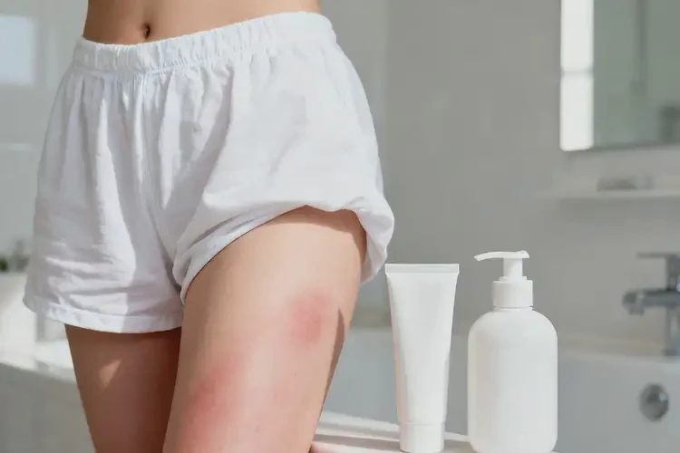 女生大腿偶爾起濕疹能夠徹底治愈嗎(圖2)