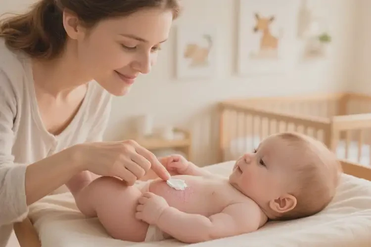 寶寶大腿起濕疹不管它會自己自愈嗎(圖4)