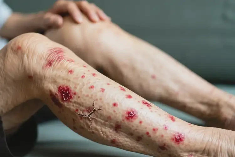 高齡老人四肢出濕疹不管它會自己好嗎(圖3)