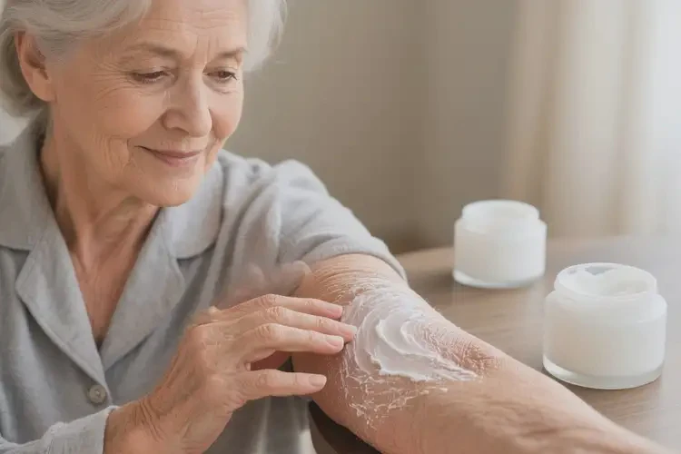 老人身上有濕疹能靠自己自愈嗎(圖2)