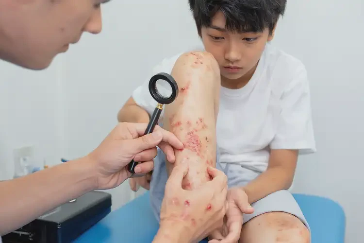 青少年小腿長(zhǎng)濕疹不管它會(huì)自己好嗎(圖4)