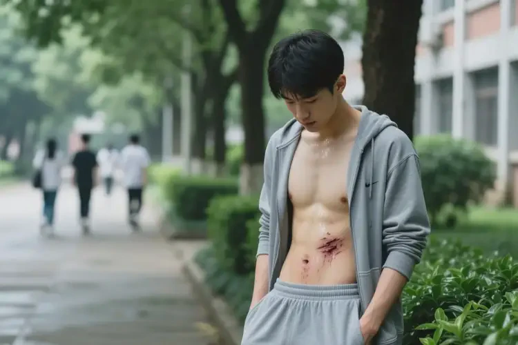 大學(xué)生肚子上有濕疹不管它會(huì)自己好嗎(圖3)