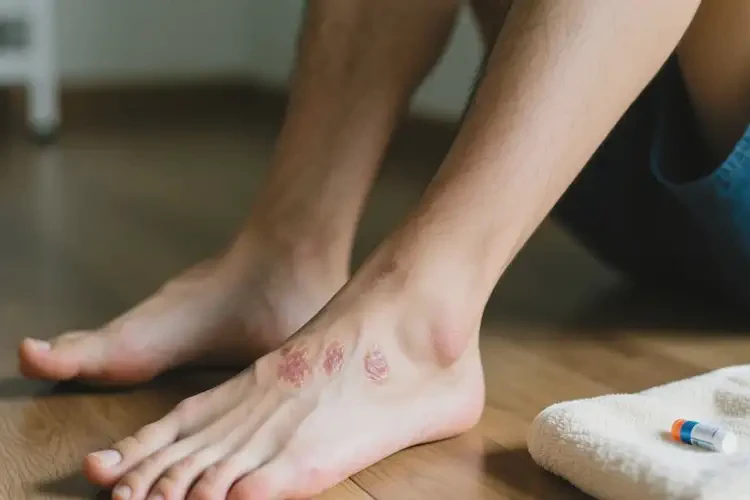 男生腳上長(zhǎng)濕疹能徹底自愈嗎(圖4)