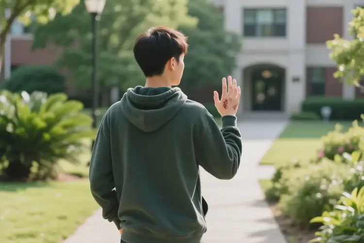 大學(xué)生身上偶爾長(zhǎng)濕疹能不能徹底自愈(圖1)