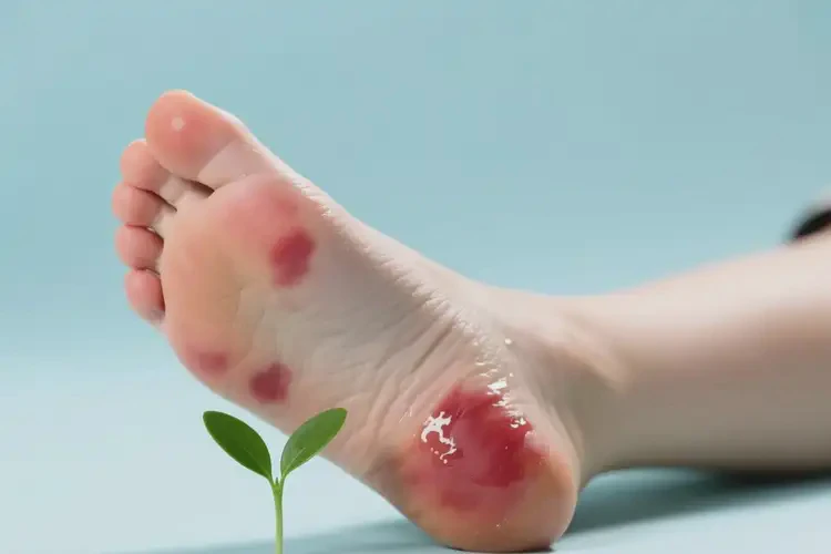 青少年腳上起濕疹不管它會(huì)自己自愈嗎(圖3)