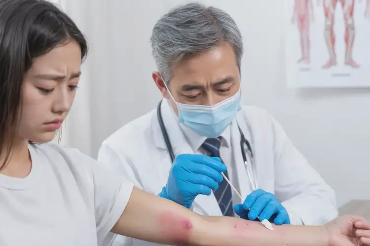 女人手臂偶爾長(zhǎng)濕疹能徹底自愈嗎(圖3)