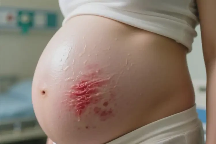 孕婦肚子長(zhǎng)濕疹能徹底自愈嗎(圖2)