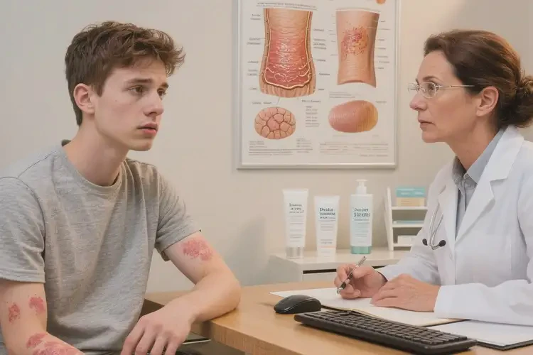 青年人全身出現(xiàn)濕疹能不能徹底自愈(圖4)