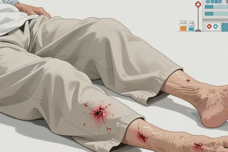 高龄老人大腿出湿疹不管它会自己好吗(图1)