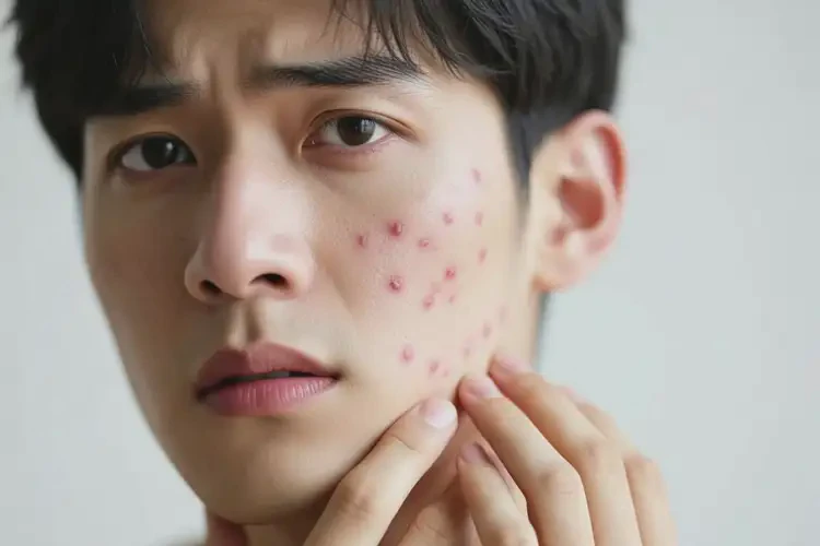 青年人脸上偶尔长湿疹不管它会自己好吗(图4)