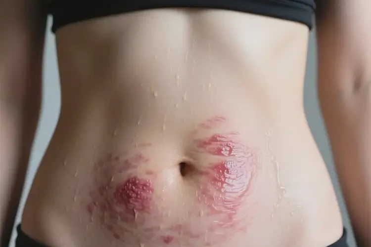 女性肚子容易起濕疹能靠自己自愈嗎(圖1)