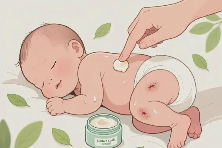 新生兒大腿容易起濕疹能夠徹底治愈嗎(圖3)