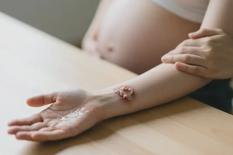 孕婦手臂上長濕疹不管它會自己好嗎(圖2)