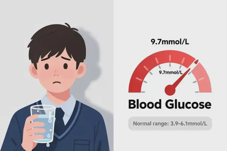 青少年下午血糖9點7是糖尿病嗎(圖2)