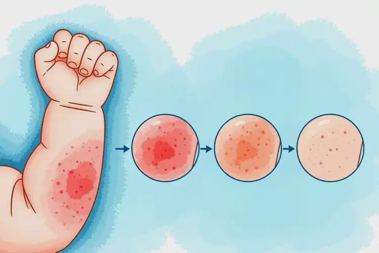 新生儿身上容易长湿疹可以彻底自愈吗(图4)