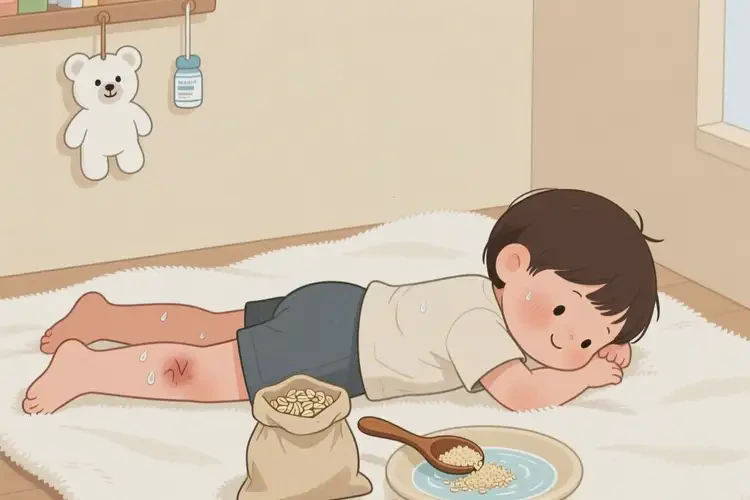 小兒小腿經(jīng)常起濕疹能靠自己自愈嗎(圖1)