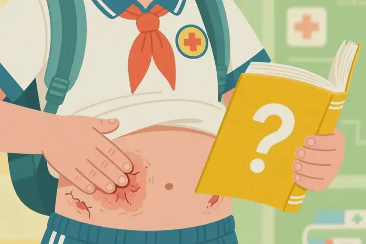 中学生肚子上容易长湿疹能靠自己自愈吗(图3)